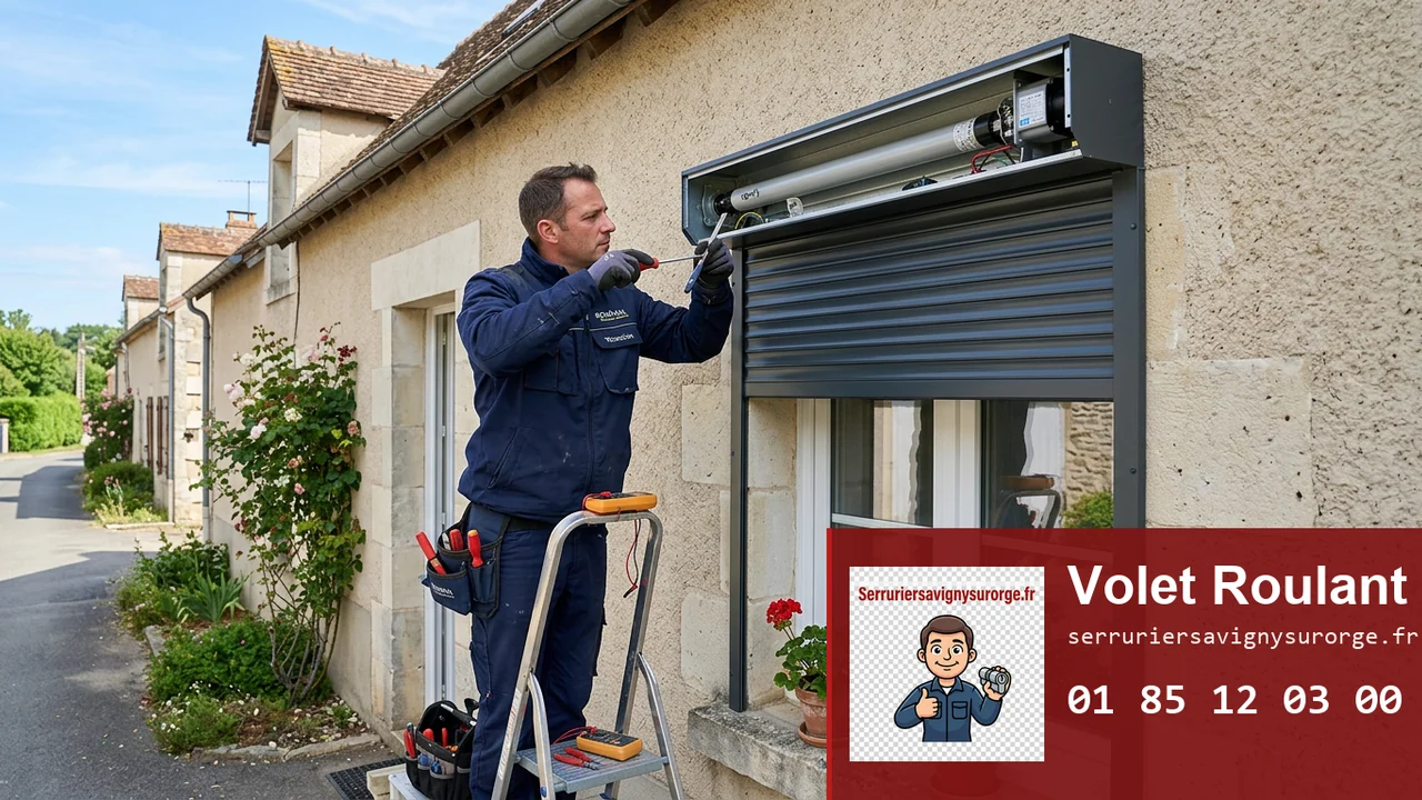 Volet roulant bloqué à Savigny-sur-Orge : causes et solutions